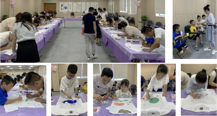 Children's Day T-shirt painting DIY parent-child activities